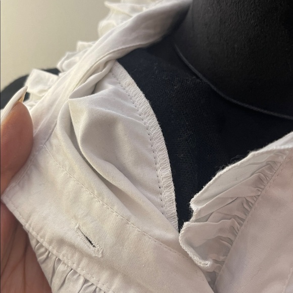 Tory Burch Black Sweater with Sewn-in White Blouse - Picture 9 of 13